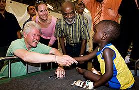Bill Clinton and Haitian