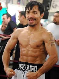 Manny Pacquiao was up and back