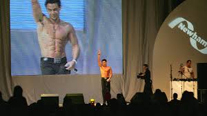 Chico performing on stage.