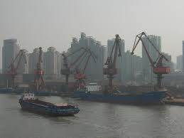 CHINE dans VOYAGES Port-de-Shanghai