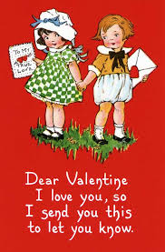 valentine greetings card
