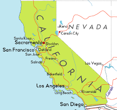 This map of California will