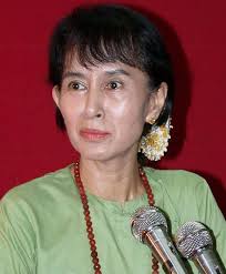 claims Aung San Suu Kyi to