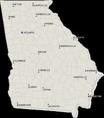 Click on a Georgia County