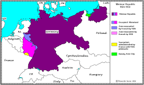 Topical Map : Weimar Republic