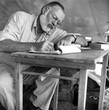 with Ernest Hemingway