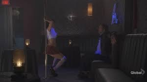 Lisa Edelstein strips on