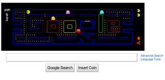 Pacman Google Logo (VIDEO,