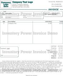 invoice sample