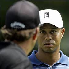 set up for Mickelson