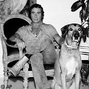Bob Guccione and canine friend