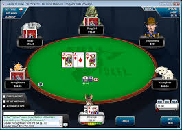 Full Tilt Poker Table.