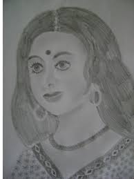 The Indian Lady Drawing by - the-indian-lady-vijay-abhyankar