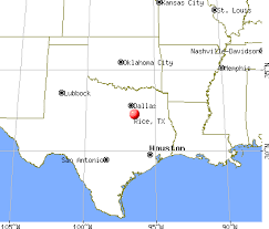 Rice, Texas map