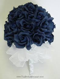 blue rose wedding bouquets