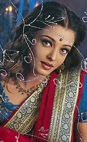 Indian Sarees, Traditional - devdas-embroidered-wear-aish