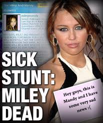 Sick hacker claims Miley Cyrus