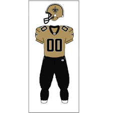 New Orleans Saints uniform