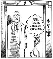 Being Awkward.