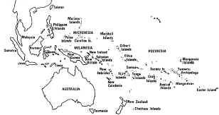 Pacific region map (Keegan and
