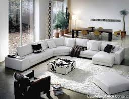 Modern interior design black and white