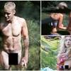 Justin Bieber desnudo