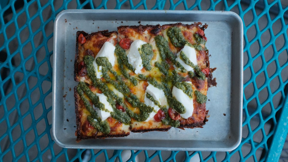 Wrecktangle Pizza by null