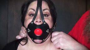 Inflatable latex mask with mouth gag jpg x Inflatable gag