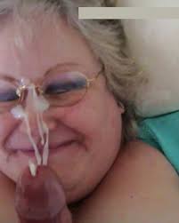 Granny facial cum jpg x Granny facial