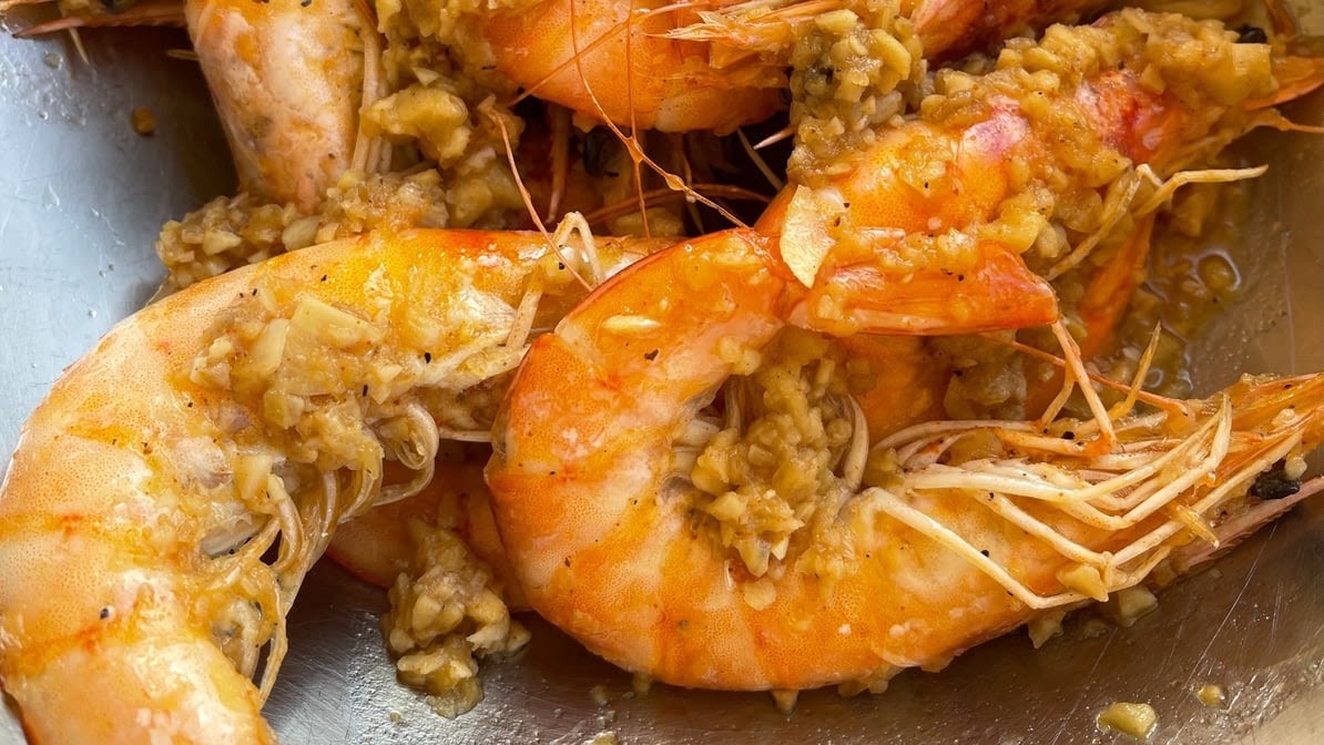 Crawfish and Beignets by null