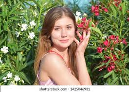 ls island  model  girls  |Barefoot little Caucasian girl in the forest Stock Photo ...