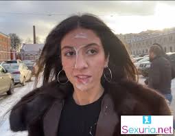 Public cum facial walk jpg x Cum on face in public