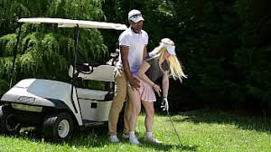 Sexy golf girl uses her club as a dildo when she masturbates jpg x Sexy golf