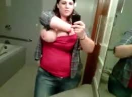 Alluring woman in a boobs selfie jpg x Tits selfie