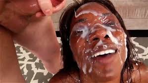 Free cum facial porn video ebony jpg x Ebony cum facial