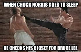 Bruce lee kills chuck hot sale norris