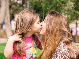 moter daughter oiss|mother and daughter kissing の Stock フォト | Adobe Stock