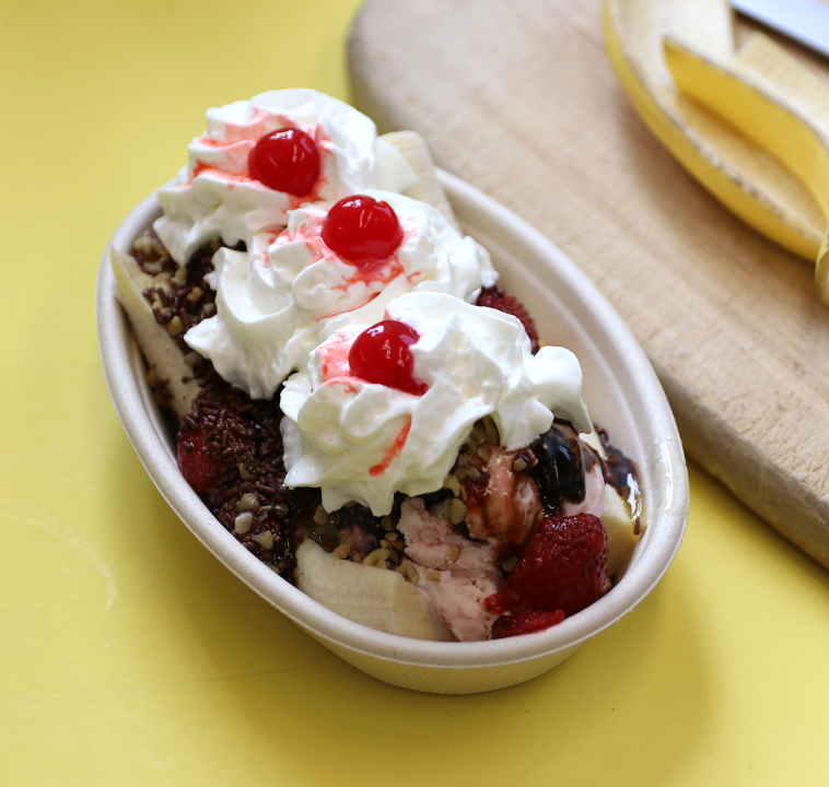 Ron's Gourmet Ice Cream and Twentieth Century Bowling Alley by null