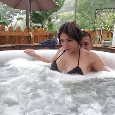 Sexy big ass milf gets a hot tub creampie jpg x New hot tube