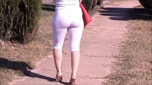 Milf in white leggings jpg x White leggings