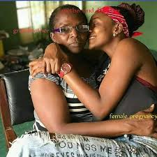 Lesbian granny|Two Girls Kiss Their Grandmother. Love. Black and White Portrait Stock  Image - Image of family, granny: 153332527