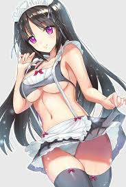 Your little slutty maid is ready for your hard dick french maid curvy big tits shaved pussy cumshot in mouth jpg x Slutty maid