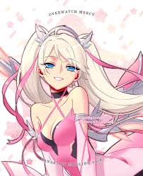 Mercy overwatch blizzard jpg x Pink mercy