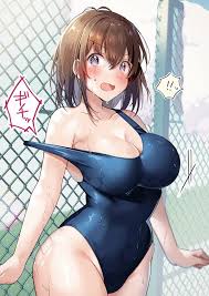 Fucks a girl in a swimsuit in porn hentai jpg x Swimsuit hentai