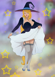 Hot witch shows her halloween sex magic jpg x Sexy witch costume