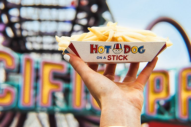 Hot Dog on a Stick by null