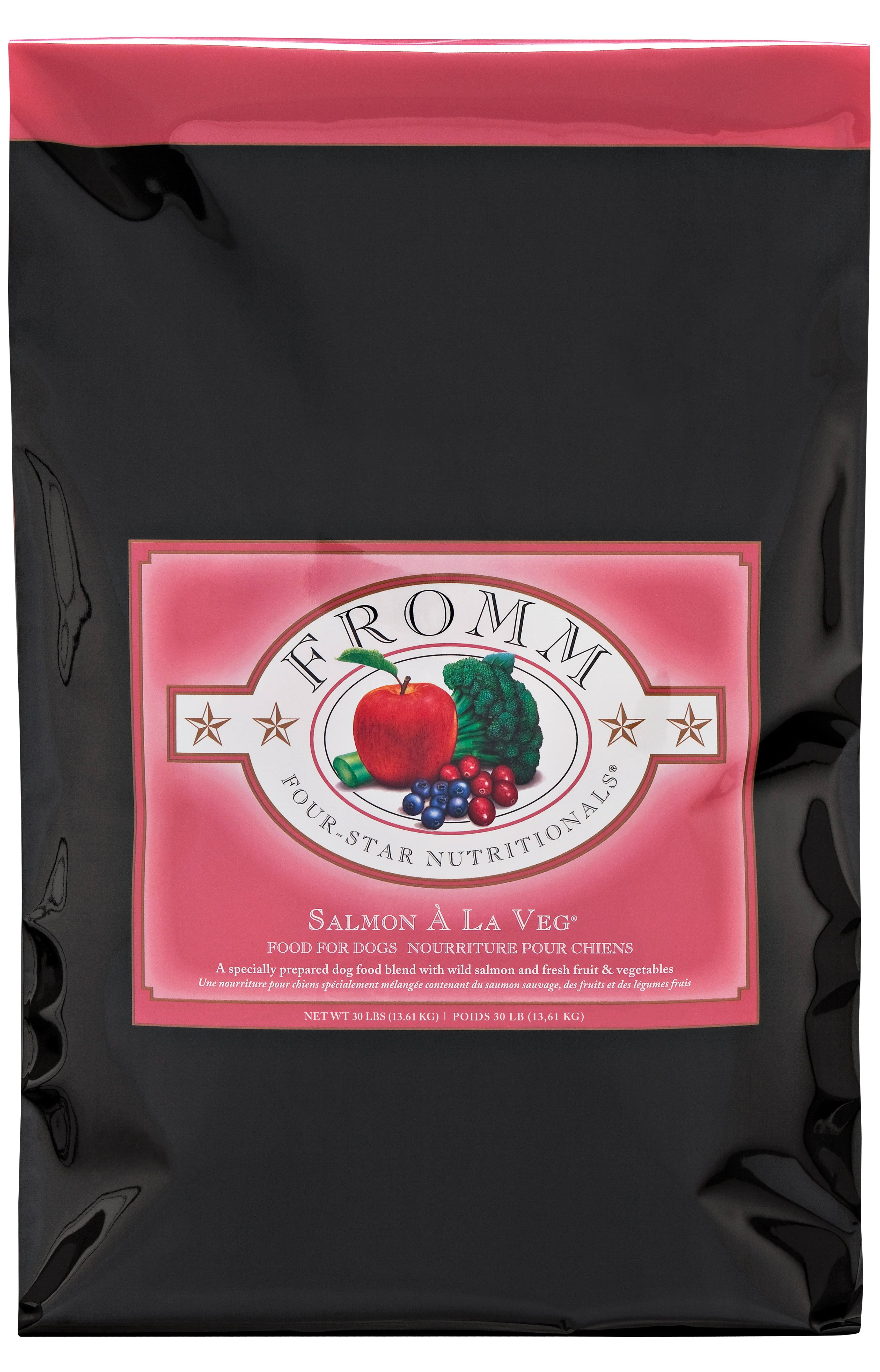 Fromm Four Star Salmon a la Veg Dog Food, 26 LB
