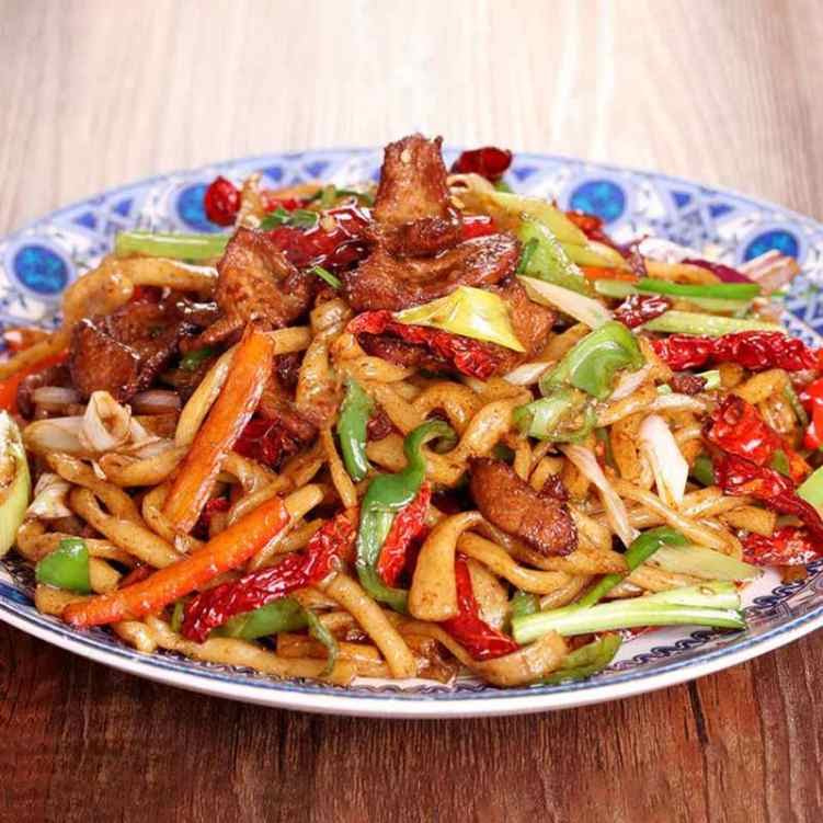 Dream XI'AN 梦长安 中餐馆 Xi’An Street Food , Biangbiang Noodles by null