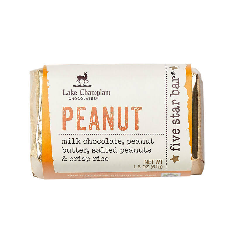 Lake Champlain Chocolates Chocolate, Peanut - 1.8 oz