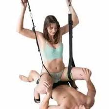 Amateur couple fucking on the sex swing all tied jpg x Sex swing